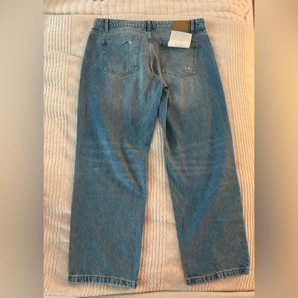 Cotton:On Low Rise Vintage Straight Distressed Jeans‎ Women’s 34 US SIZE 12 - Picture 2 of 15